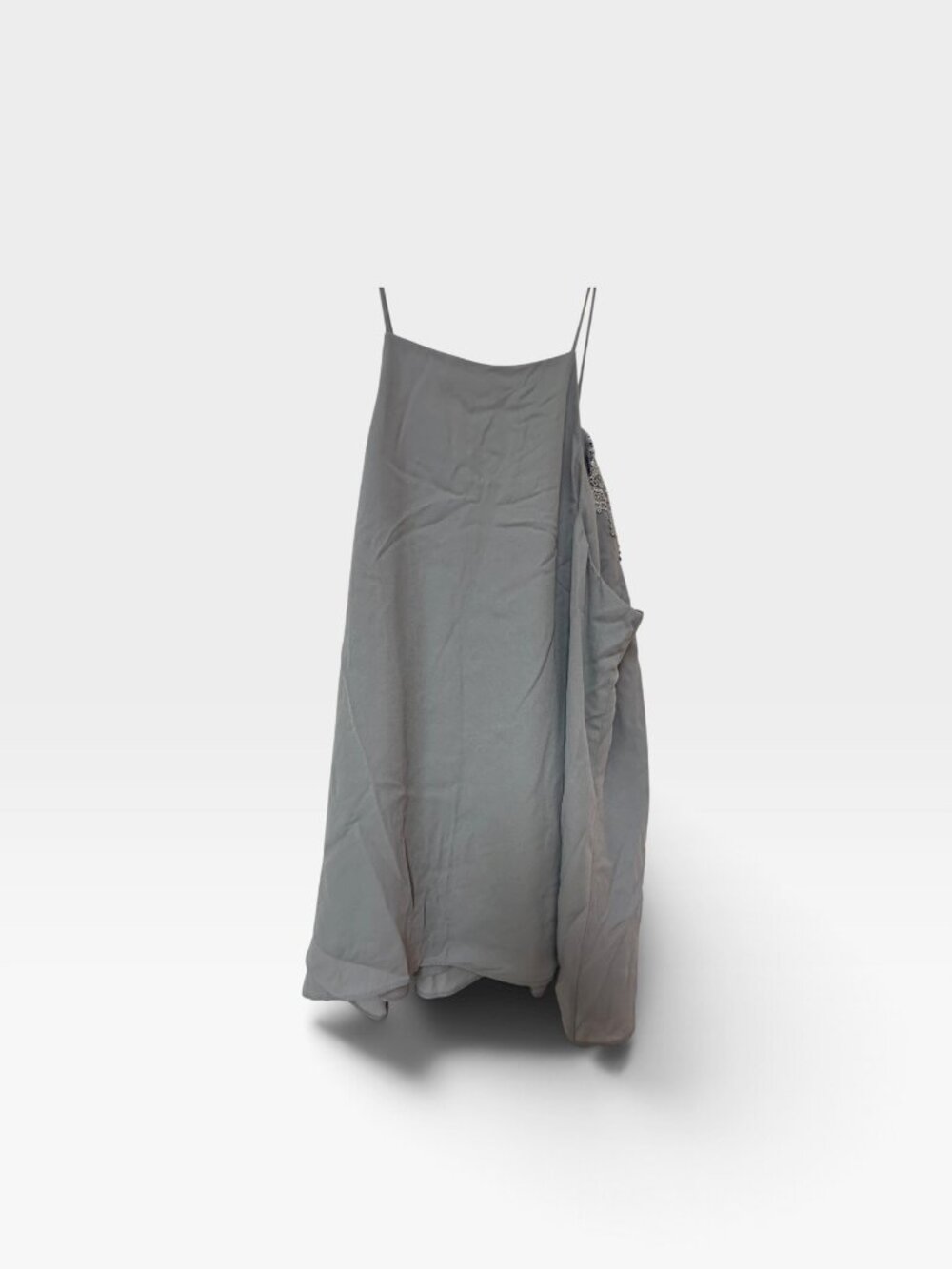 WAYF Gray Lace Cami Top Size M